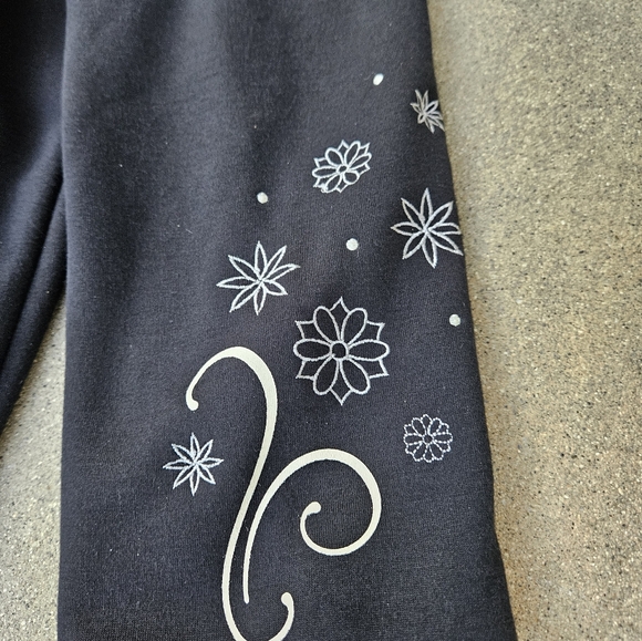 SUPER RARE NWOT ALP N ROCK LONG COAT BLACK EMBROIDERED SNOWFLAKES SZ 3/MED - Picture 12 of 15